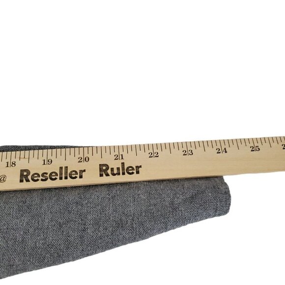 Soft Surroundings Miranda Wrap Cardigan Sweater Small Gray Wool Blend Envelope - Picture 9 of 10